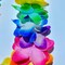200pcs Hawaiian Necklace Silk Flower Leis for Beach Party Decors